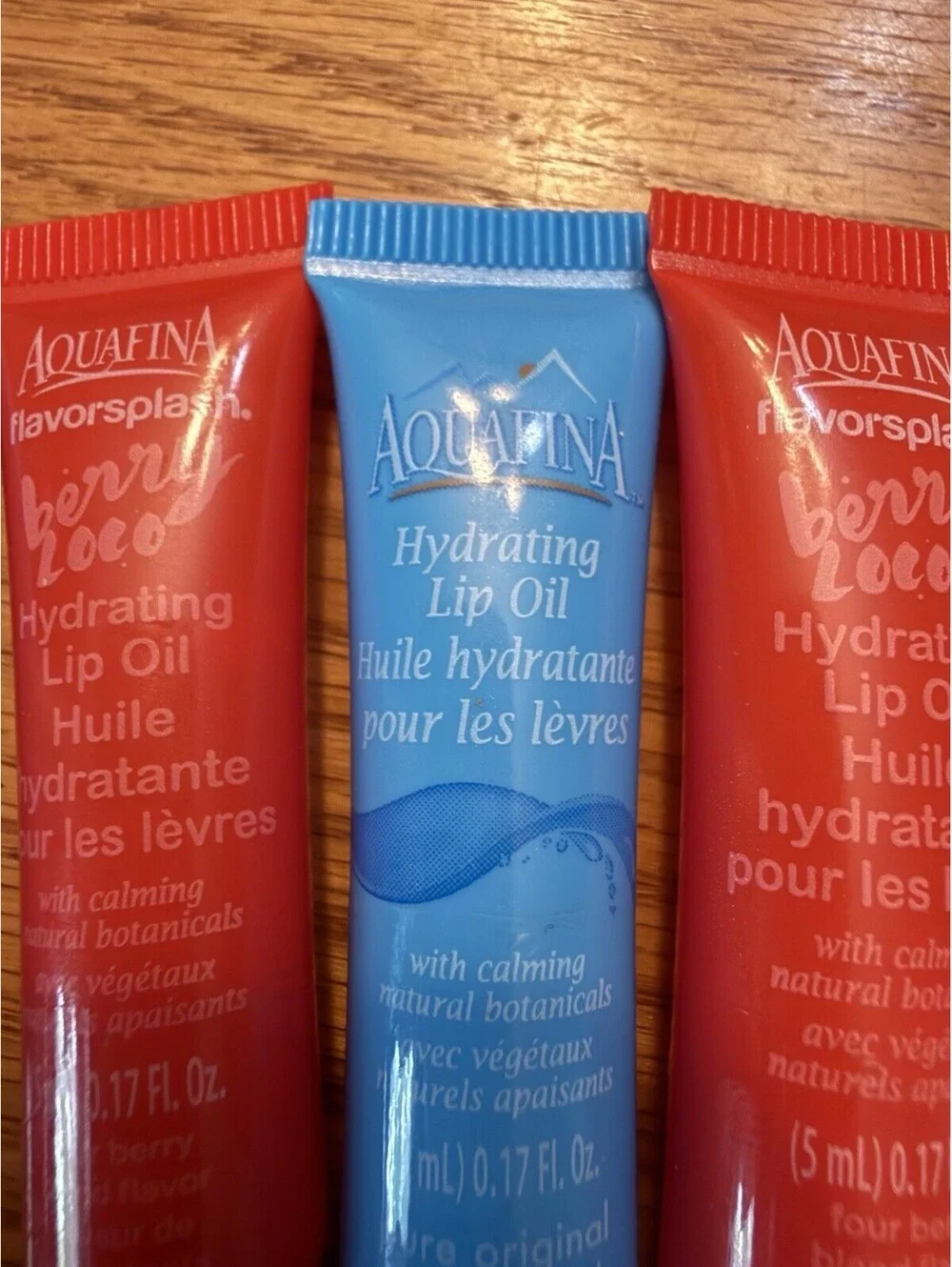 6 Aquafina Flavor, Splash, Hydrating Lip Oil